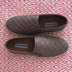 Steve Madden leather, gray size 9 shoes